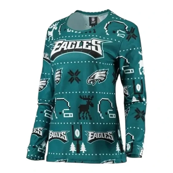 🎉Host Pick🎉 NFL Apparel Teal and White Sweater-super soft! - Picture 1 of 6